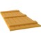 Ekena Millwork Americraft 6-Board (3 Batten) Wood Joined Board-n-Batten Shutters w/Ellipt Top, ARW401BE621X77TUH, PR ARW401BE621X77TUH - alternate 3
